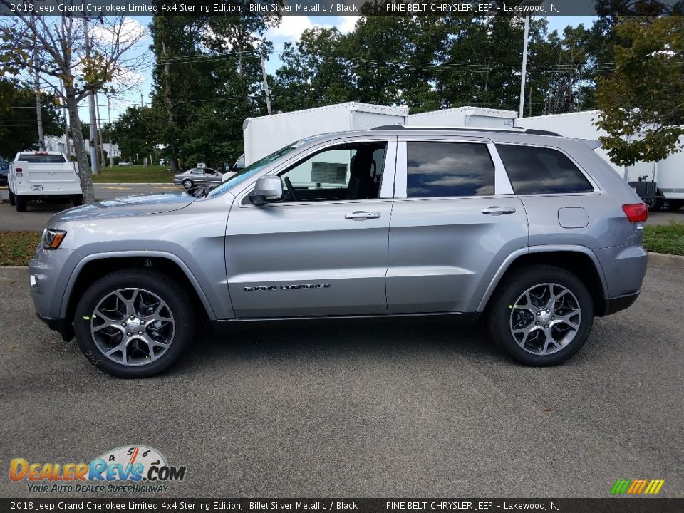 2018 Jeep Grand Cherokee Limited 4x4 Sterling Edition Billet Silver Metallic / Black Photo #3