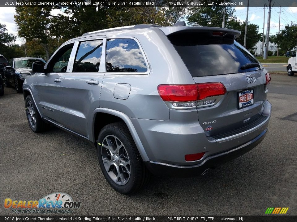 2018 Jeep Grand Cherokee Limited 4x4 Sterling Edition Billet Silver Metallic / Black Photo #4