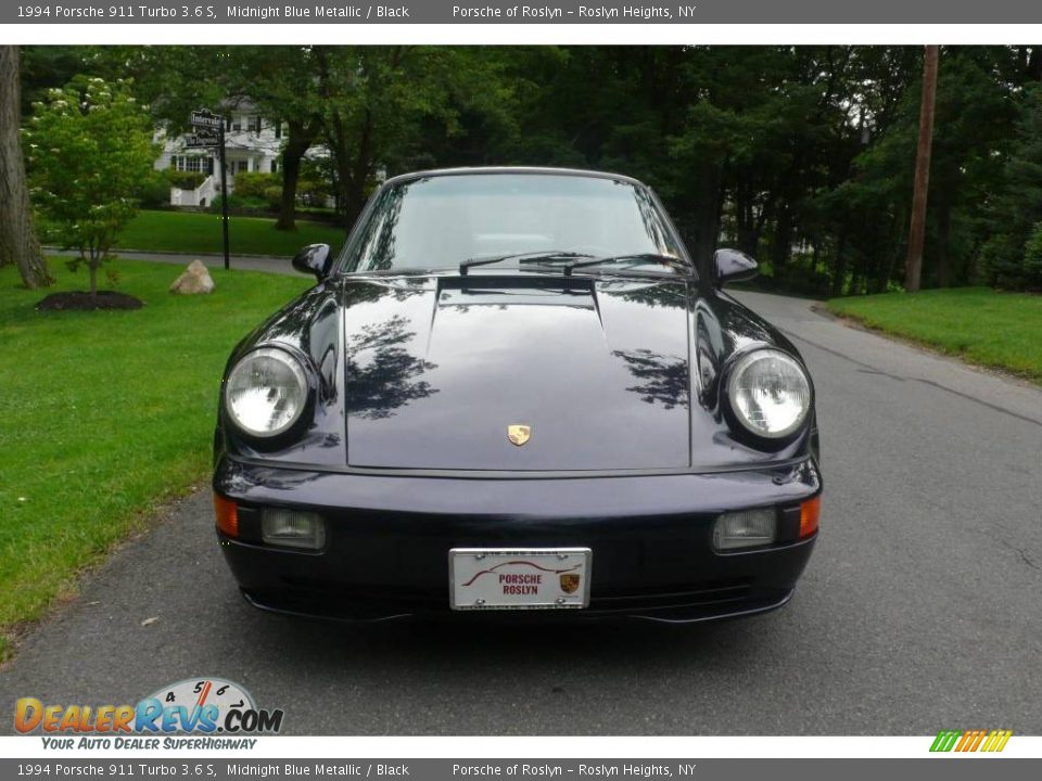 1994 Porsche 911 Turbo 3.6 S Midnight Blue Metallic / Black Photo #2
