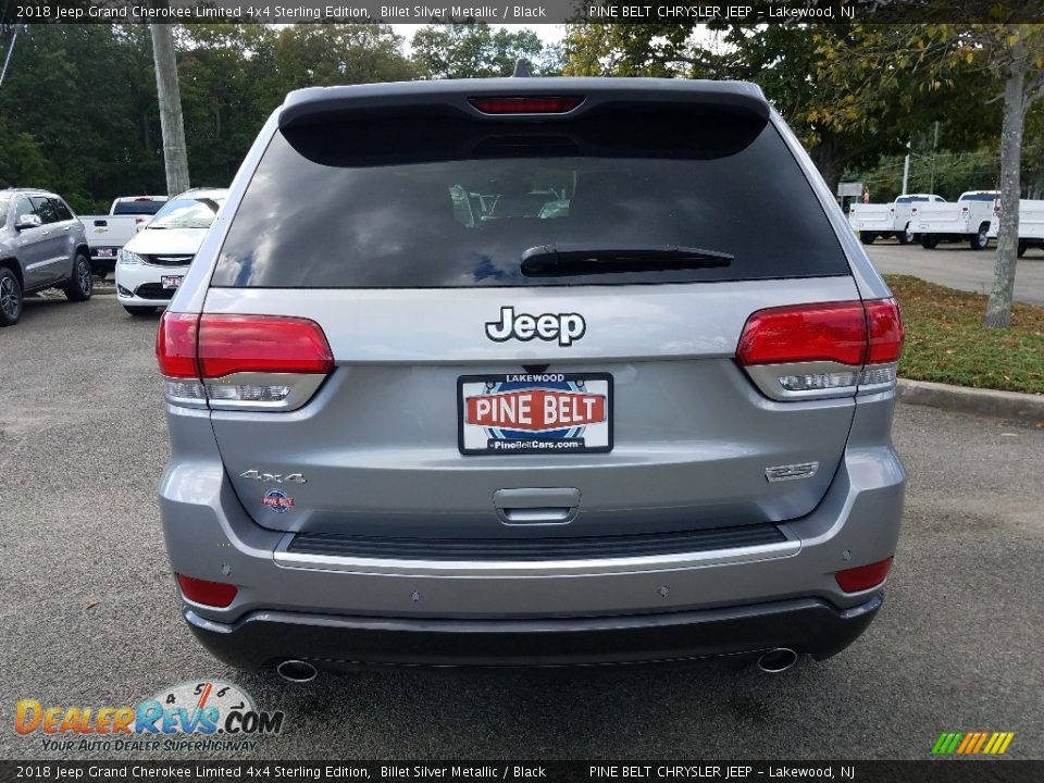 2018 Jeep Grand Cherokee Limited 4x4 Sterling Edition Billet Silver Metallic / Black Photo #5