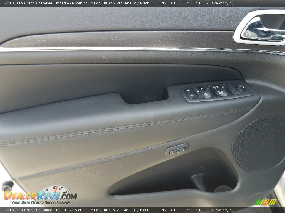 2018 Jeep Grand Cherokee Limited 4x4 Sterling Edition Billet Silver Metallic / Black Photo #8