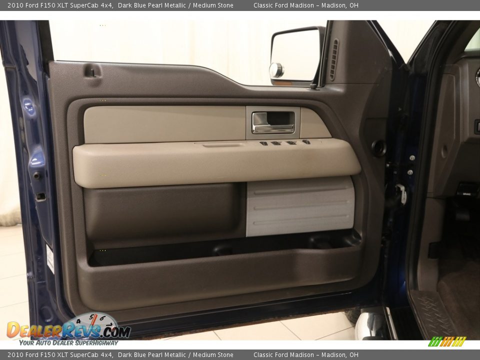 2010 Ford F150 XLT SuperCab 4x4 Dark Blue Pearl Metallic / Medium Stone Photo #4
