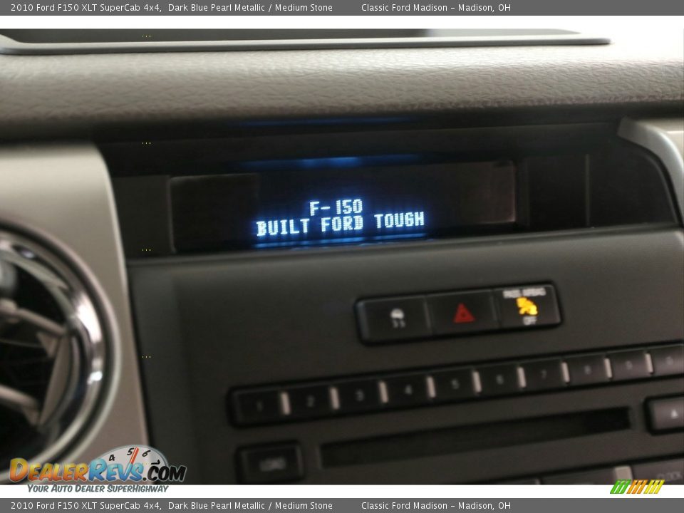 2010 Ford F150 XLT SuperCab 4x4 Dark Blue Pearl Metallic / Medium Stone Photo #8
