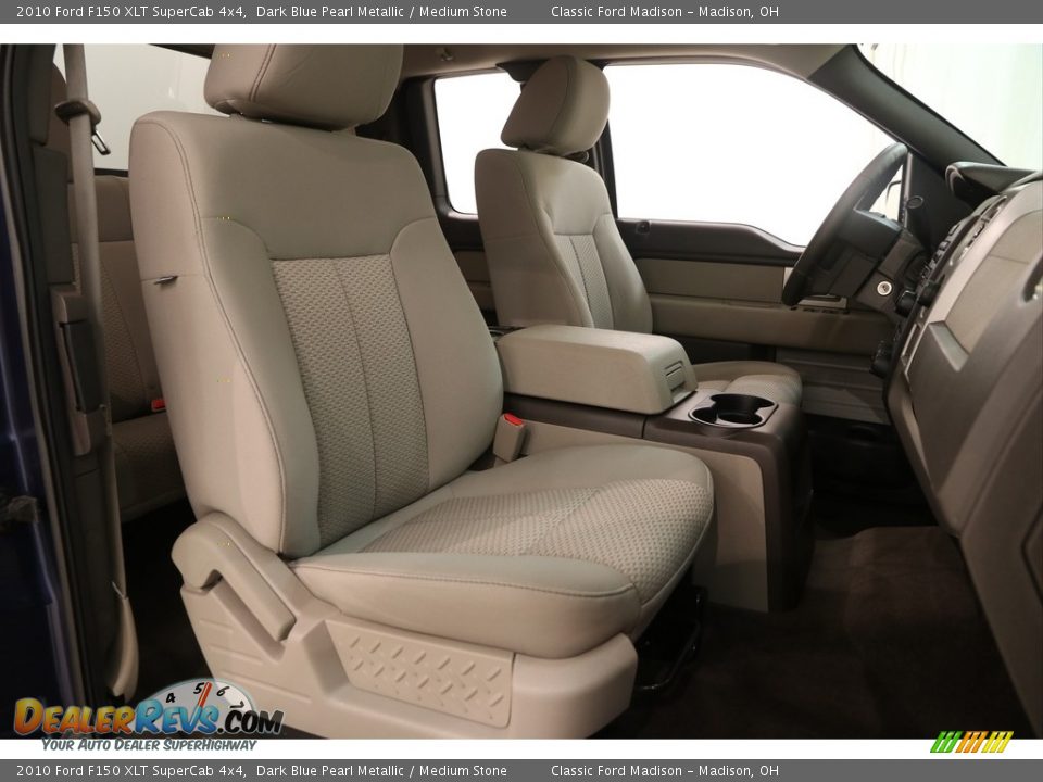 2010 Ford F150 XLT SuperCab 4x4 Dark Blue Pearl Metallic / Medium Stone Photo #9