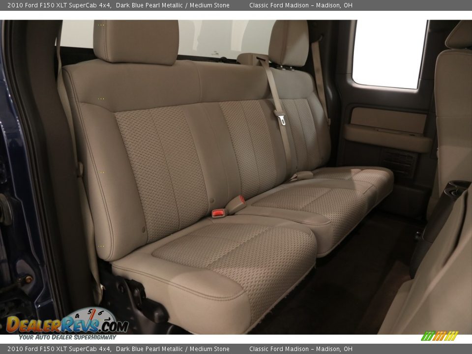 2010 Ford F150 XLT SuperCab 4x4 Dark Blue Pearl Metallic / Medium Stone Photo #10