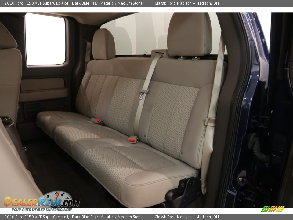 2010 Ford F150 XLT SuperCab 4x4 Dark Blue Pearl Metallic / Medium Stone Photo #11