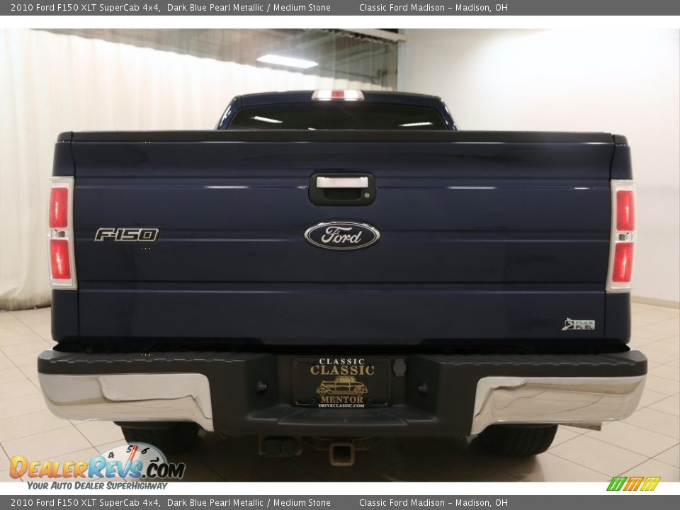 2010 Ford F150 XLT SuperCab 4x4 Dark Blue Pearl Metallic / Medium Stone Photo #12