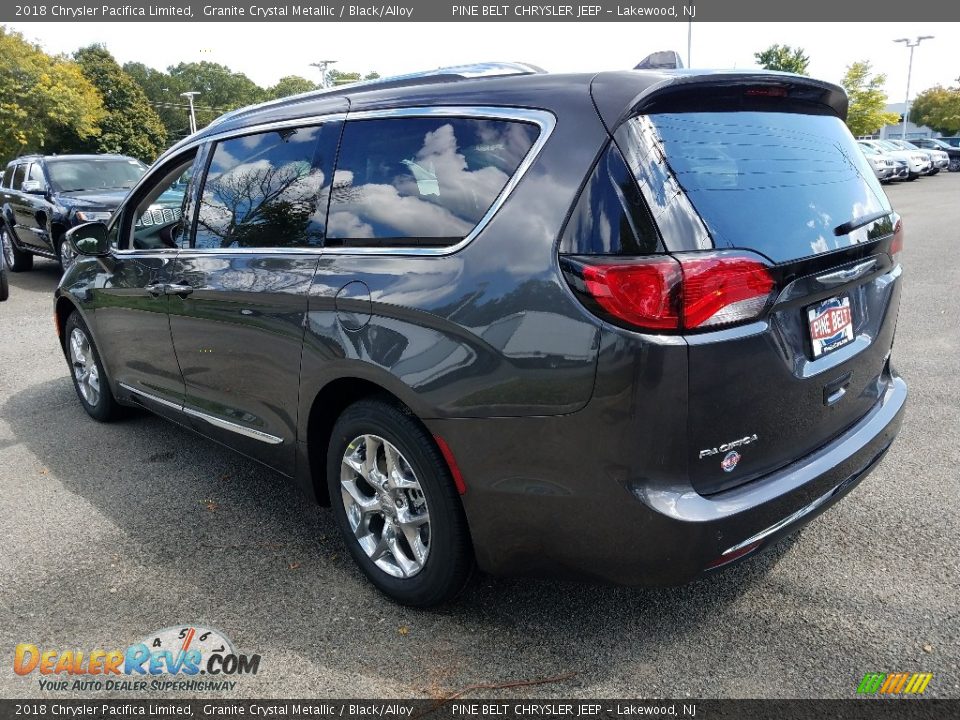 2018 Chrysler Pacifica Limited Granite Crystal Metallic / Black/Alloy Photo #4
