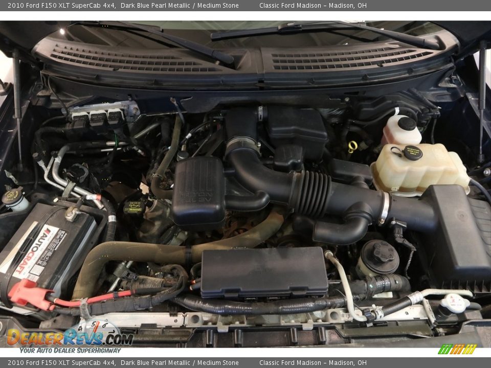 2010 Ford F150 XLT SuperCab 4x4 Dark Blue Pearl Metallic / Medium Stone Photo #13