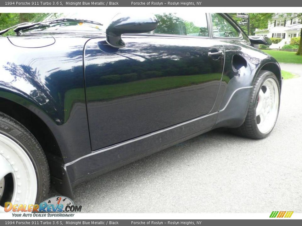 1994 Porsche 911 Turbo 3.6 S Midnight Blue Metallic / Black Photo #10