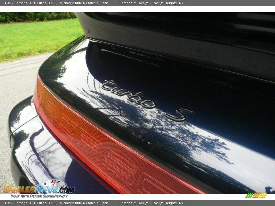 1994 Porsche 911 Turbo 3.6 S Midnight Blue Metallic / Black Photo #14