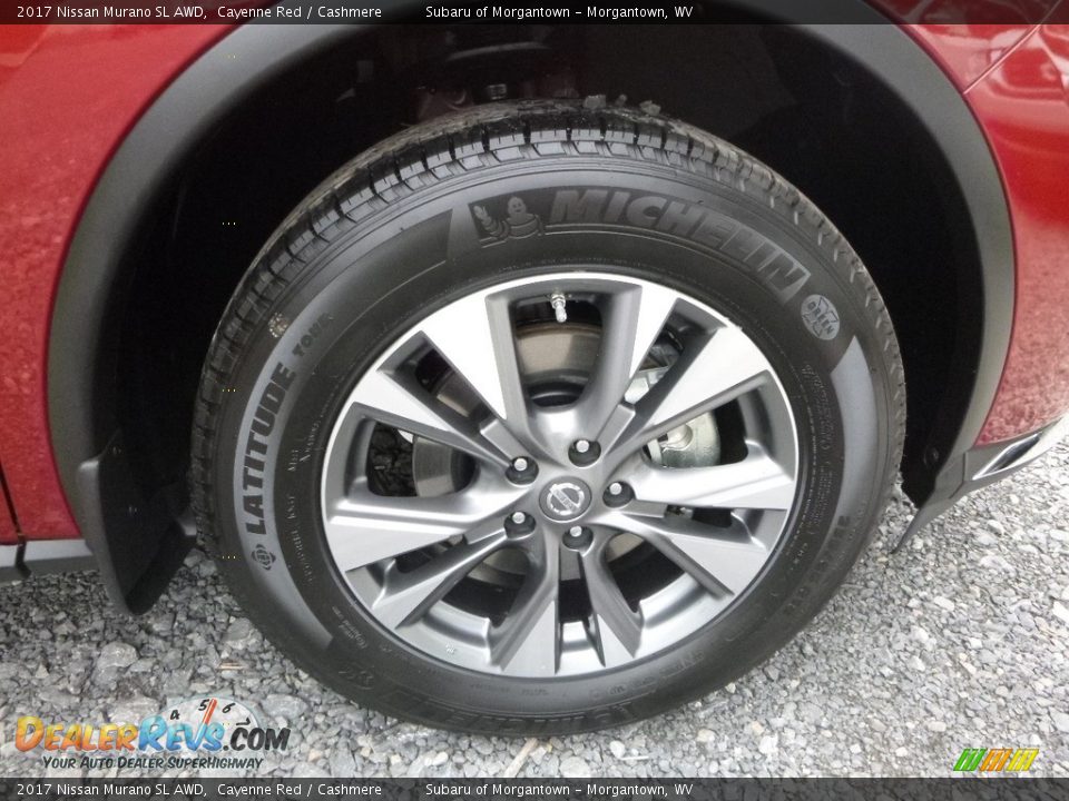 2017 Nissan Murano SL AWD Cayenne Red / Cashmere Photo #2