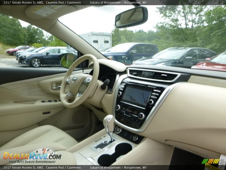 2017 Nissan Murano SL AWD Cayenne Red / Cashmere Photo #11