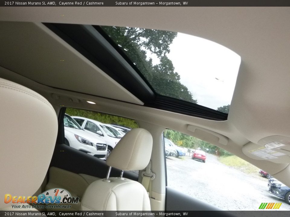 2017 Nissan Murano SL AWD Cayenne Red / Cashmere Photo #12