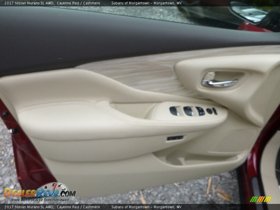 2017 Nissan Murano SL AWD Cayenne Red / Cashmere Photo #14