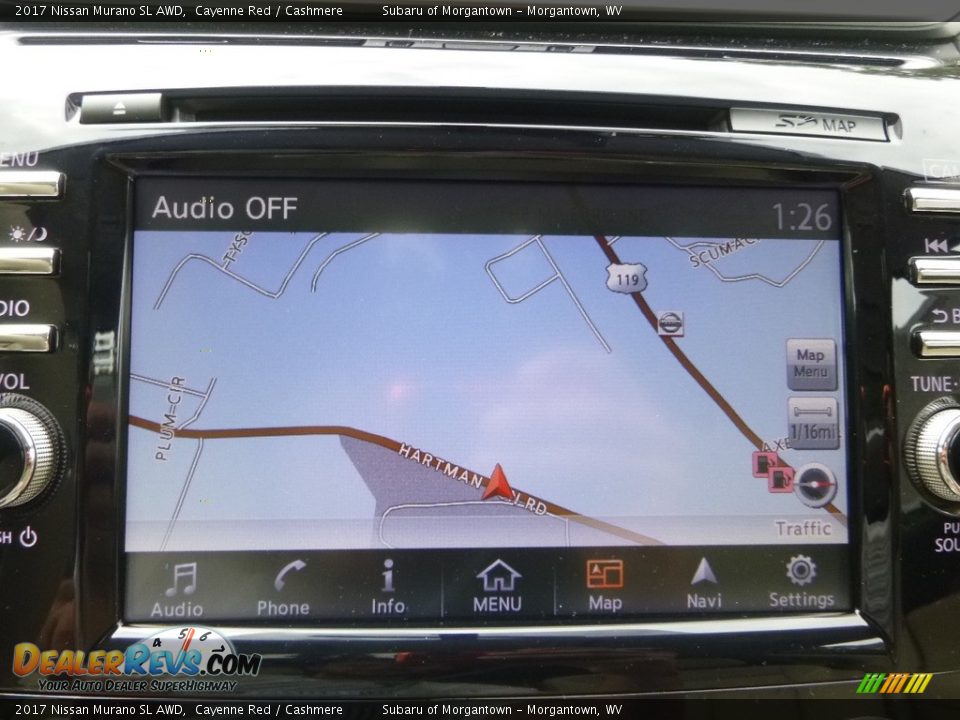 2017 Nissan Murano SL AWD Cayenne Red / Cashmere Photo #17
