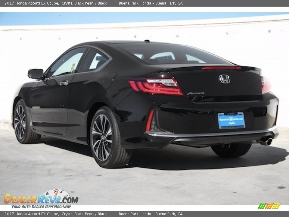 2017 Honda Accord EX Coupe Crystal Black Pearl / Black Photo #2