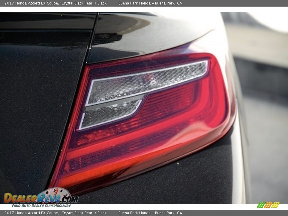 2017 Honda Accord EX Coupe Crystal Black Pearl / Black Photo #4