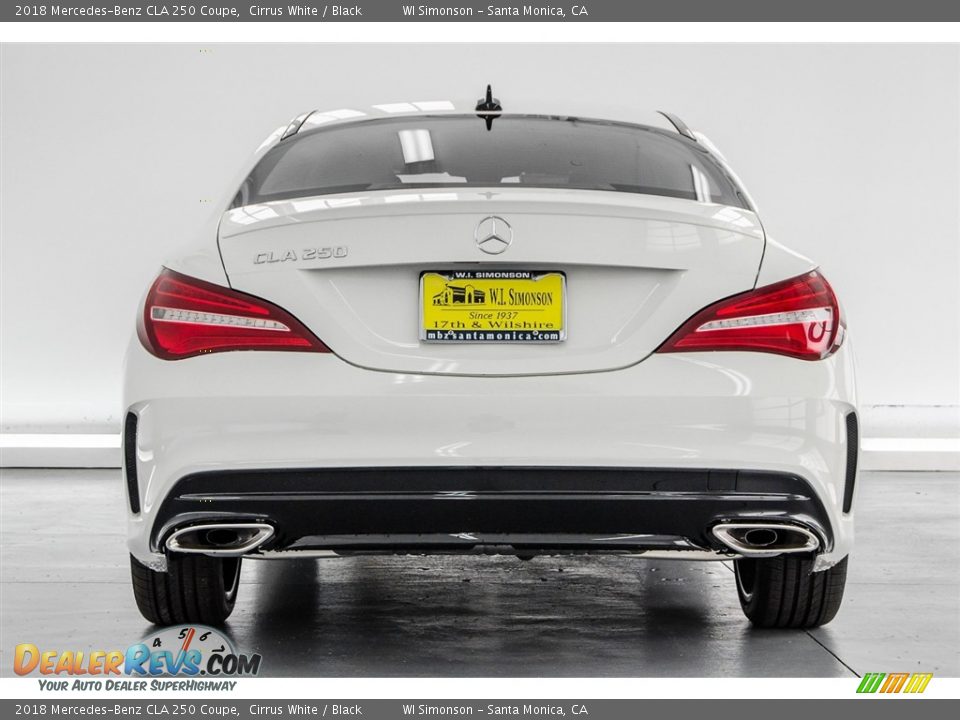2018 Mercedes-Benz CLA 250 Coupe Cirrus White / Black Photo #4