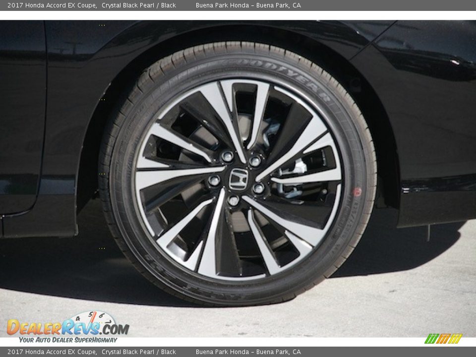 2017 Honda Accord EX Coupe Crystal Black Pearl / Black Photo #5
