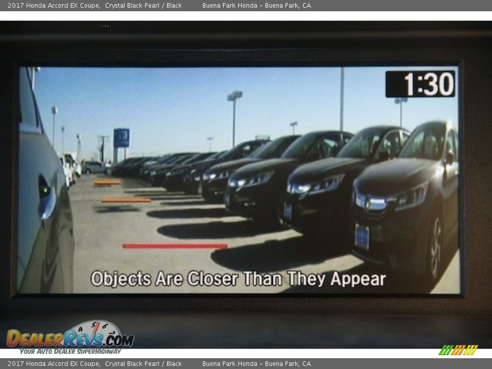 2017 Honda Accord EX Coupe Crystal Black Pearl / Black Photo #6