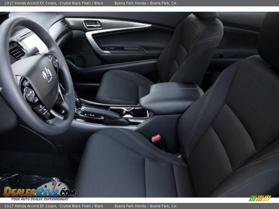 2017 Honda Accord EX Coupe Crystal Black Pearl / Black Photo #9
