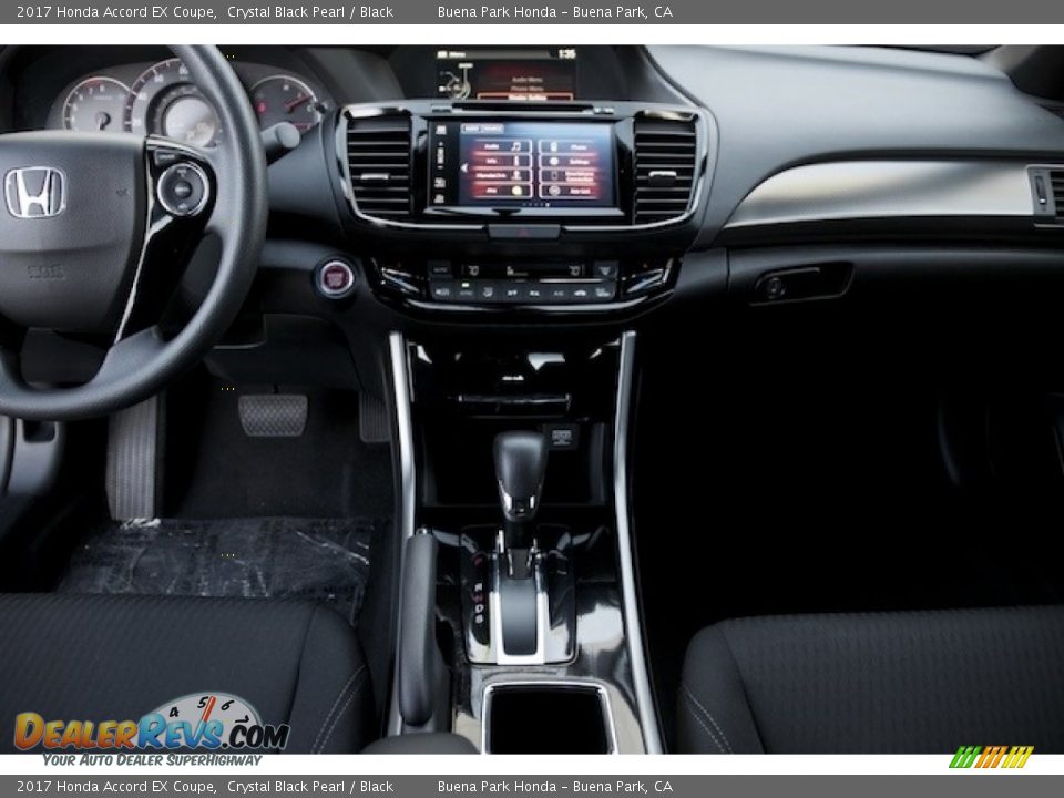 2017 Honda Accord EX Coupe Crystal Black Pearl / Black Photo #12