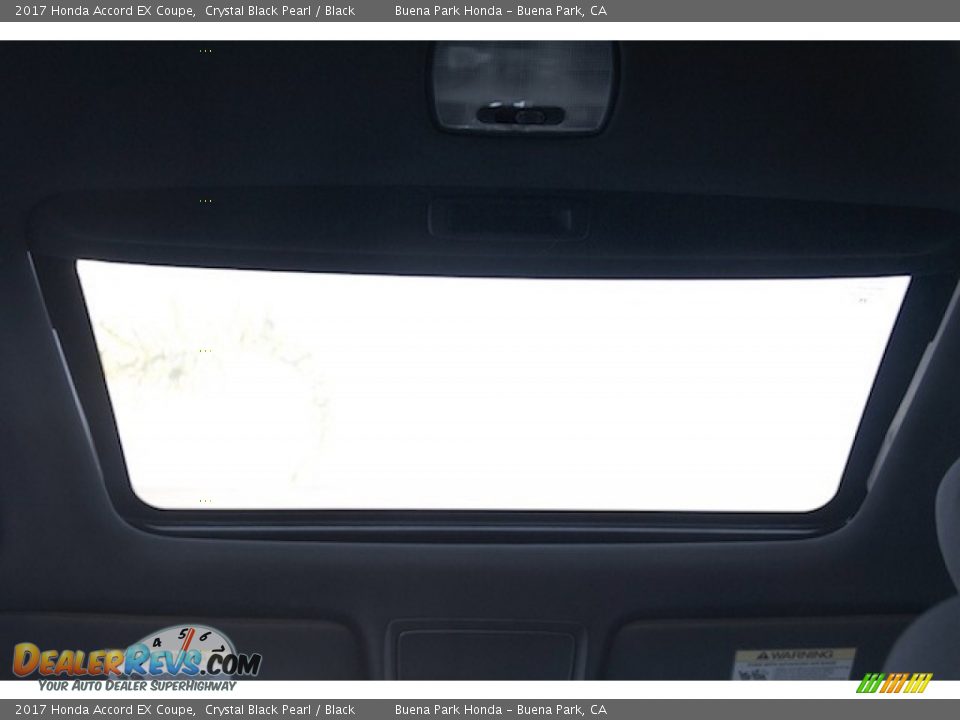 2017 Honda Accord EX Coupe Crystal Black Pearl / Black Photo #13