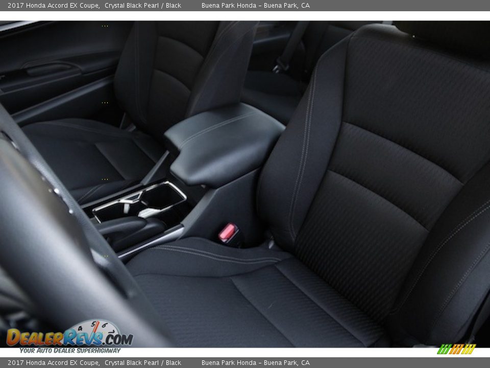 2017 Honda Accord EX Coupe Crystal Black Pearl / Black Photo #14