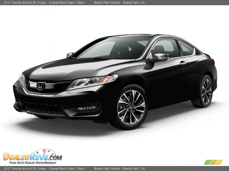 2017 Honda Accord EX Coupe Crystal Black Pearl / Black Photo #19