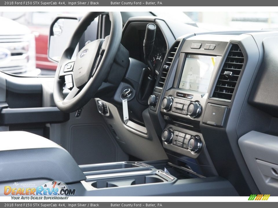 2018 Ford F150 STX SuperCab 4x4 Ingot Silver / Black Photo #10