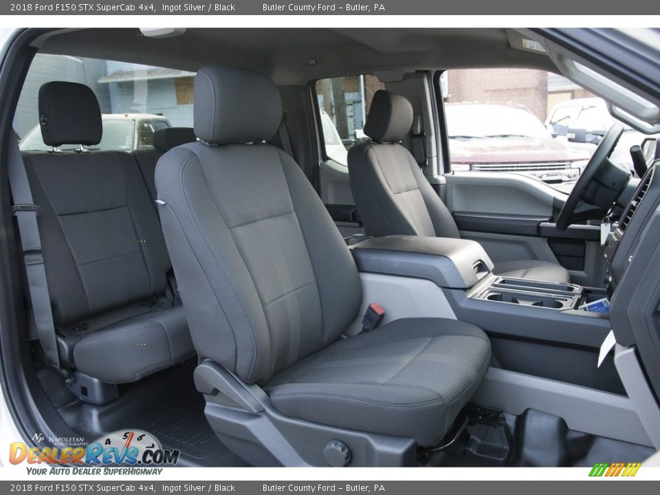 2018 Ford F150 STX SuperCab 4x4 Ingot Silver / Black Photo #11
