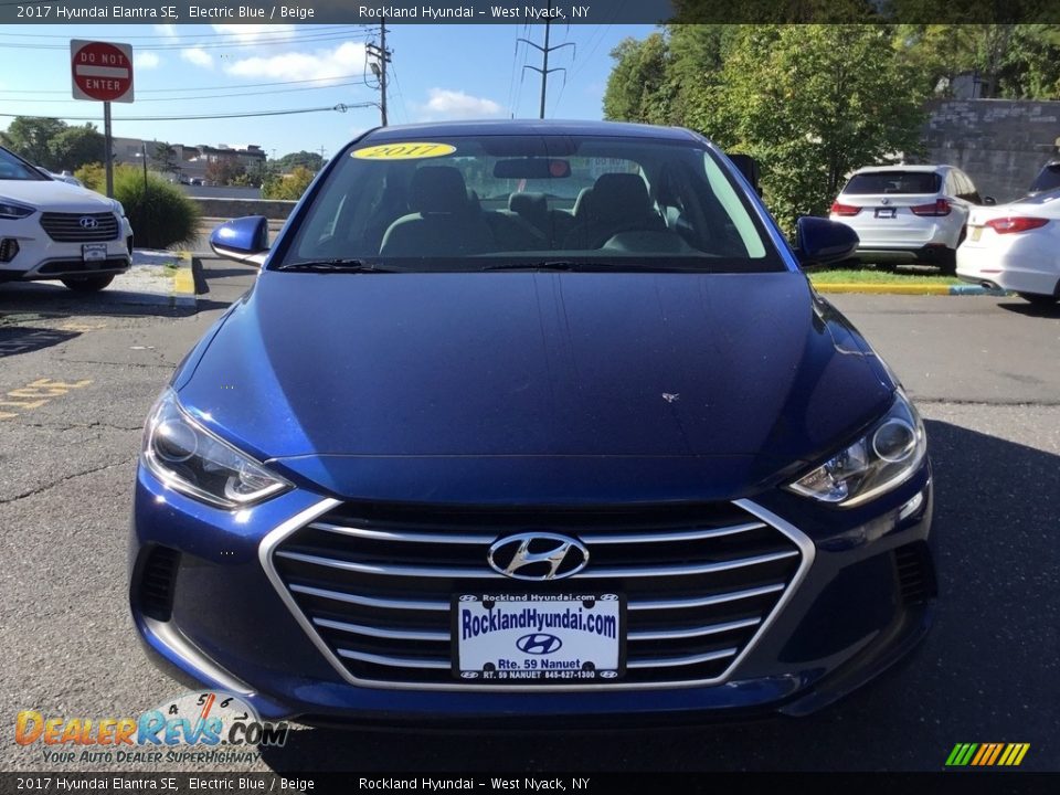 2017 Hyundai Elantra SE Electric Blue / Beige Photo #2