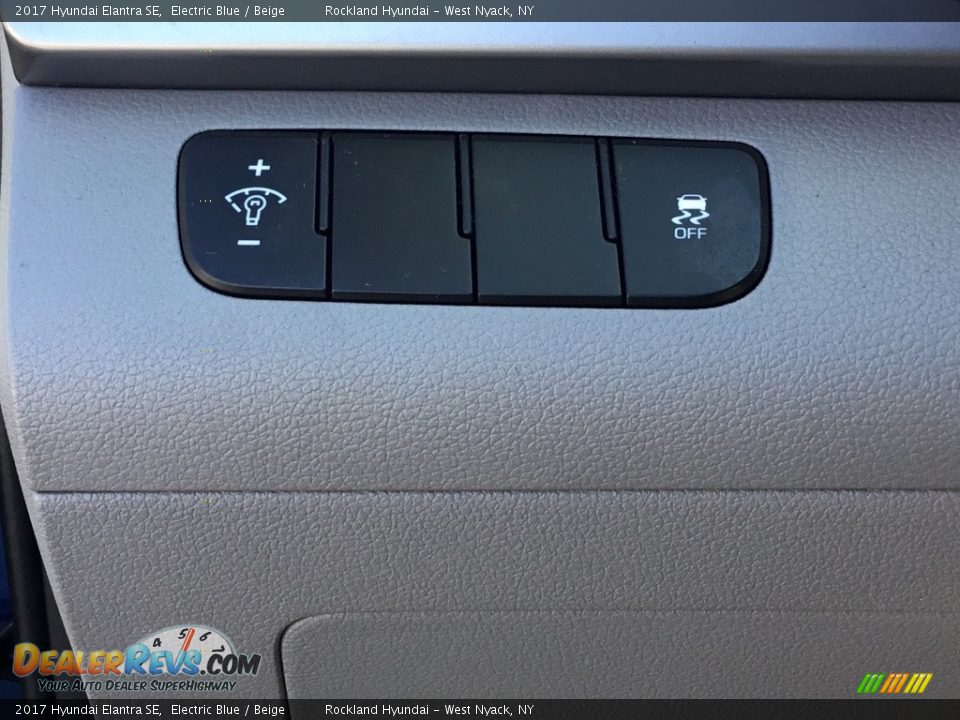 2017 Hyundai Elantra SE Electric Blue / Beige Photo #10