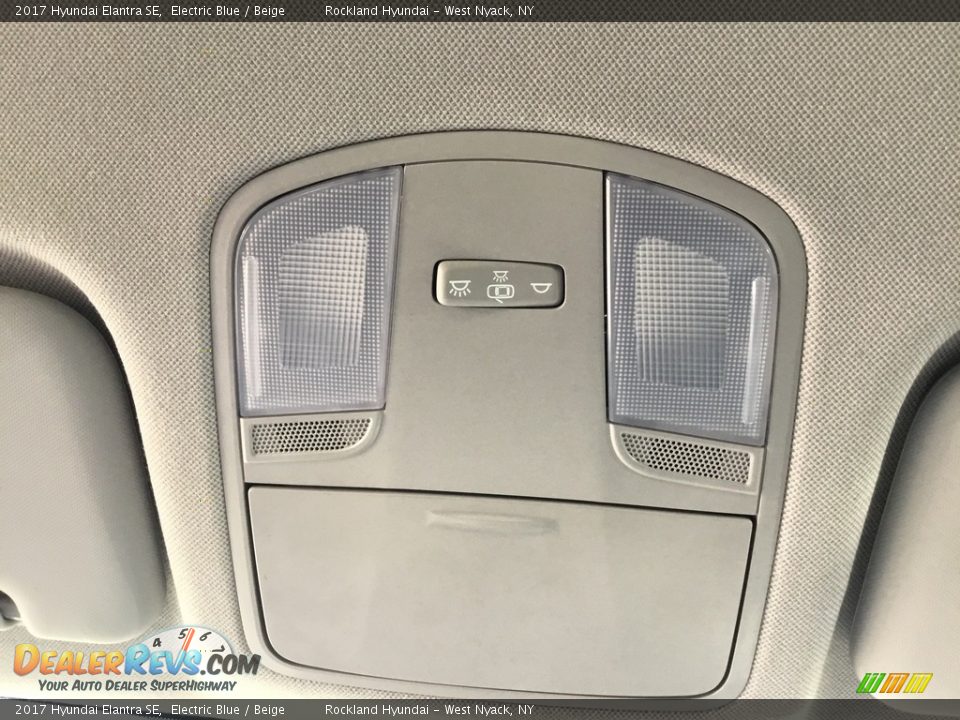 2017 Hyundai Elantra SE Electric Blue / Beige Photo #11