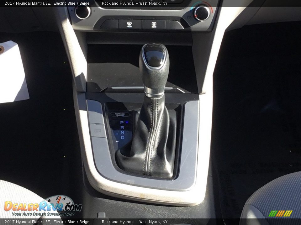 2017 Hyundai Elantra SE Electric Blue / Beige Photo #14