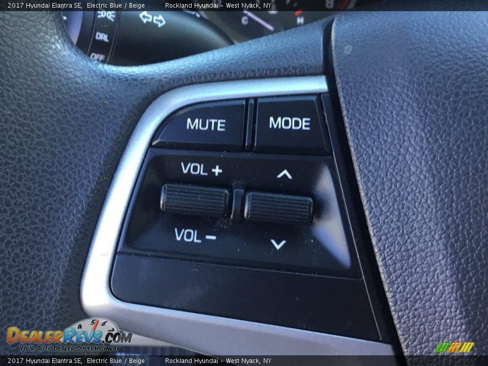 2017 Hyundai Elantra SE Electric Blue / Beige Photo #16