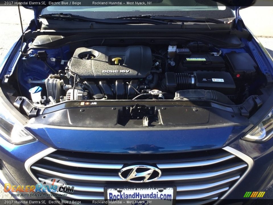 2017 Hyundai Elantra SE Electric Blue / Beige Photo #27
