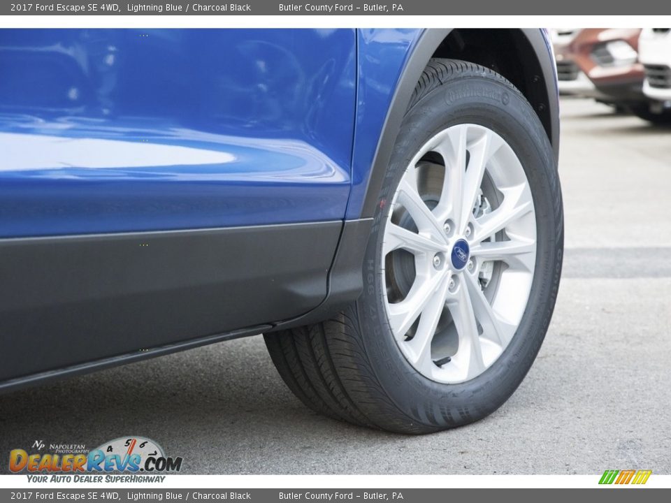 2017 Ford Escape SE 4WD Lightning Blue / Charcoal Black Photo #3