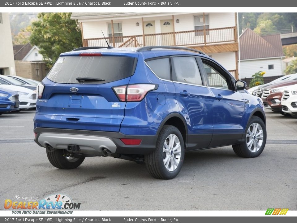 2017 Ford Escape SE 4WD Lightning Blue / Charcoal Black Photo #5