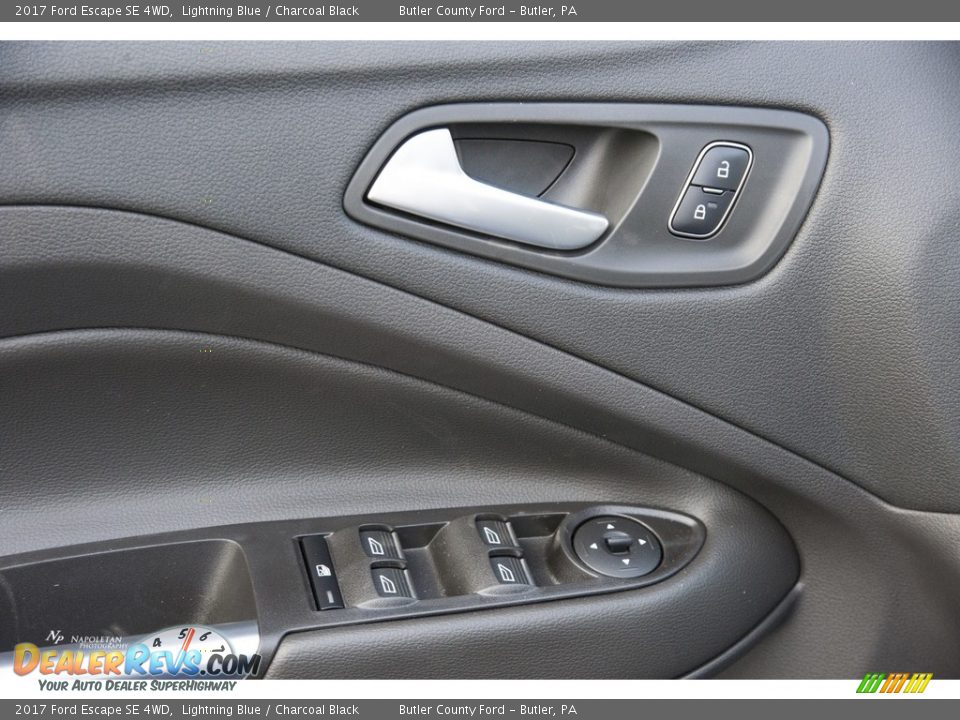 2017 Ford Escape SE 4WD Lightning Blue / Charcoal Black Photo #6