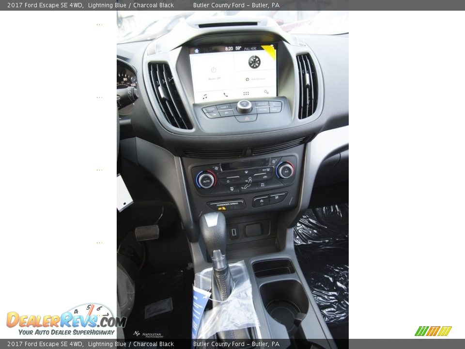 2017 Ford Escape SE 4WD Lightning Blue / Charcoal Black Photo #13