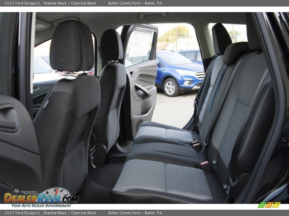 2017 Ford Escape S Shadow Black / Charcoal Black Photo #10