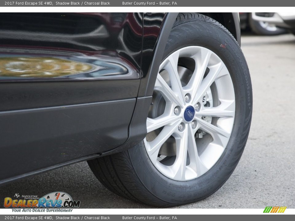 2017 Ford Escape SE 4WD Shadow Black / Charcoal Black Photo #3