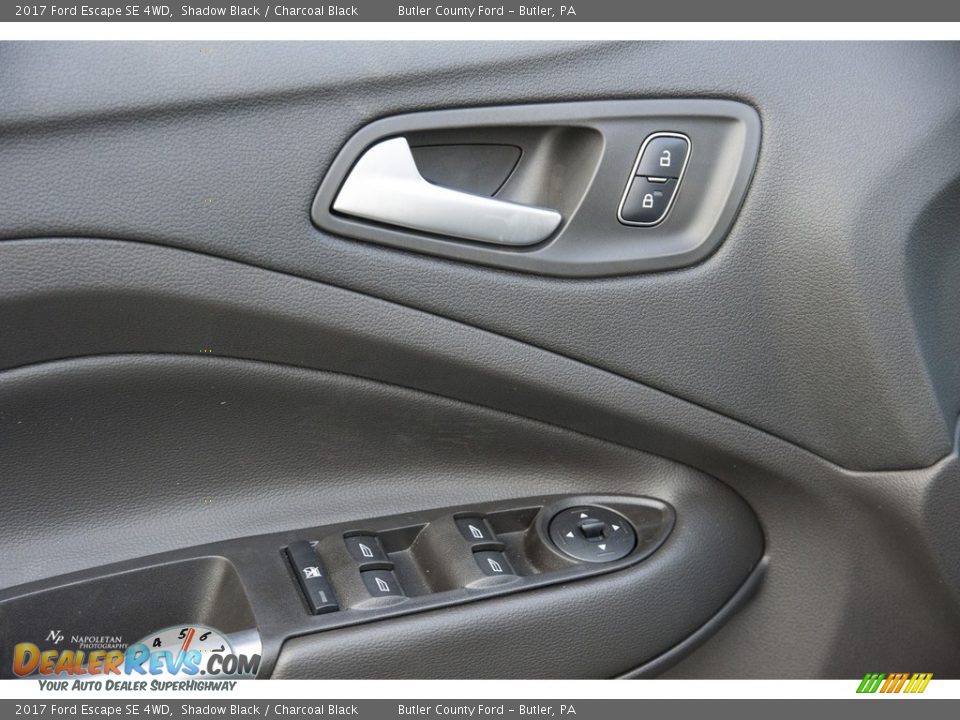2017 Ford Escape SE 4WD Shadow Black / Charcoal Black Photo #5