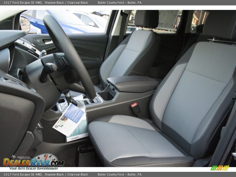 2017 Ford Escape SE 4WD Shadow Black / Charcoal Black Photo #7