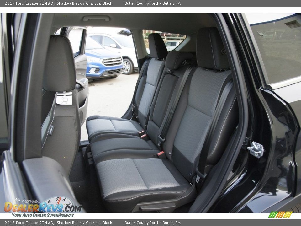 2017 Ford Escape SE 4WD Shadow Black / Charcoal Black Photo #11