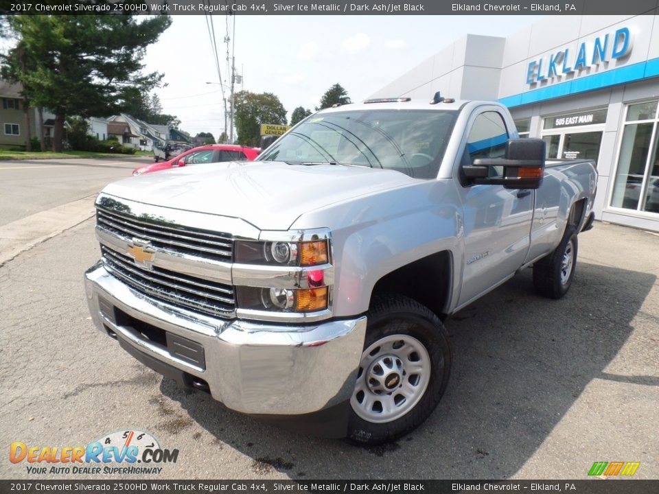 2017 Chevrolet Silverado 2500HD Work Truck Regular Cab 4x4 Silver Ice Metallic / Dark Ash/Jet Black Photo #1
