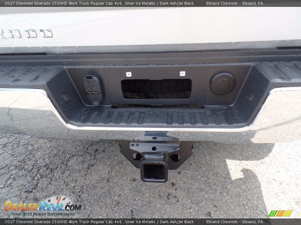 2017 Chevrolet Silverado 2500HD Work Truck Regular Cab 4x4 Silver Ice Metallic / Dark Ash/Jet Black Photo #10