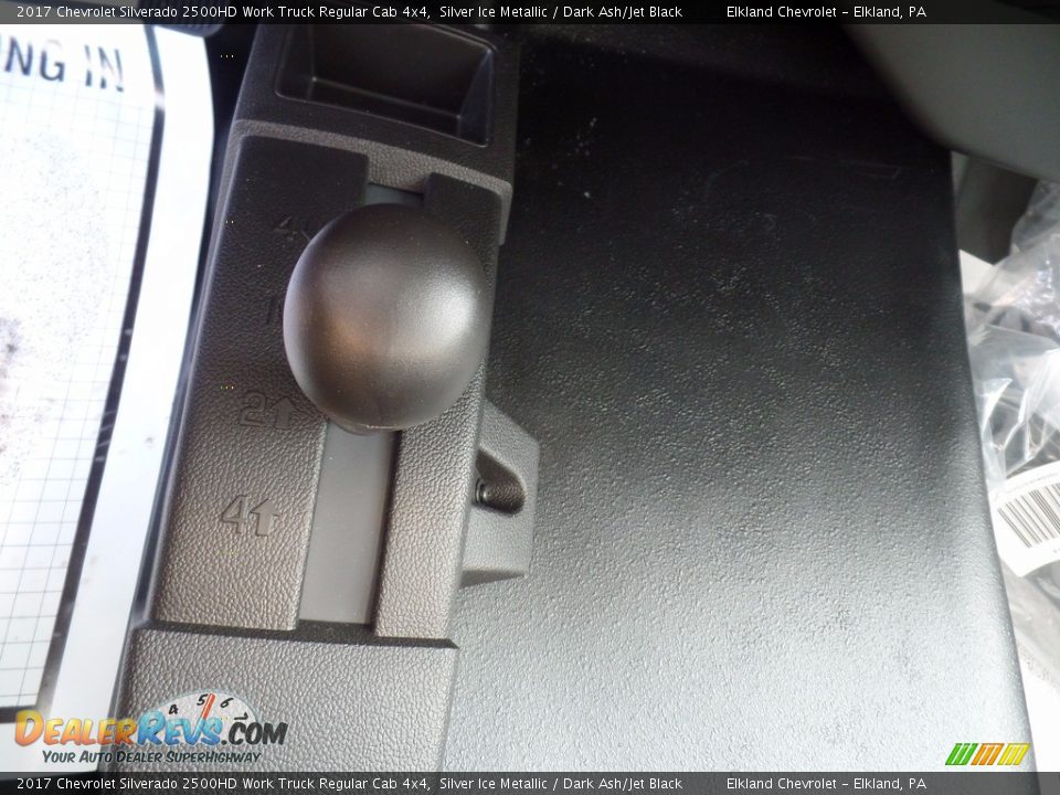 2017 Chevrolet Silverado 2500HD Work Truck Regular Cab 4x4 Silver Ice Metallic / Dark Ash/Jet Black Photo #27